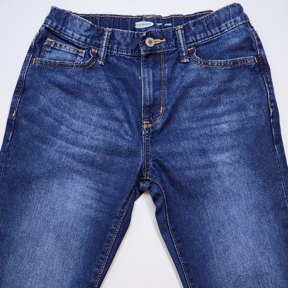 Old Navy Adjustable Waist Denim Jeans Boys Size 14 - Picture 3 of 9